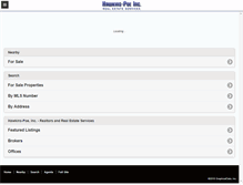 Tablet Screenshot of hawkinspoe.com